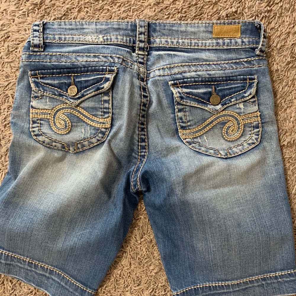 See thru Soul Jean Shorts
